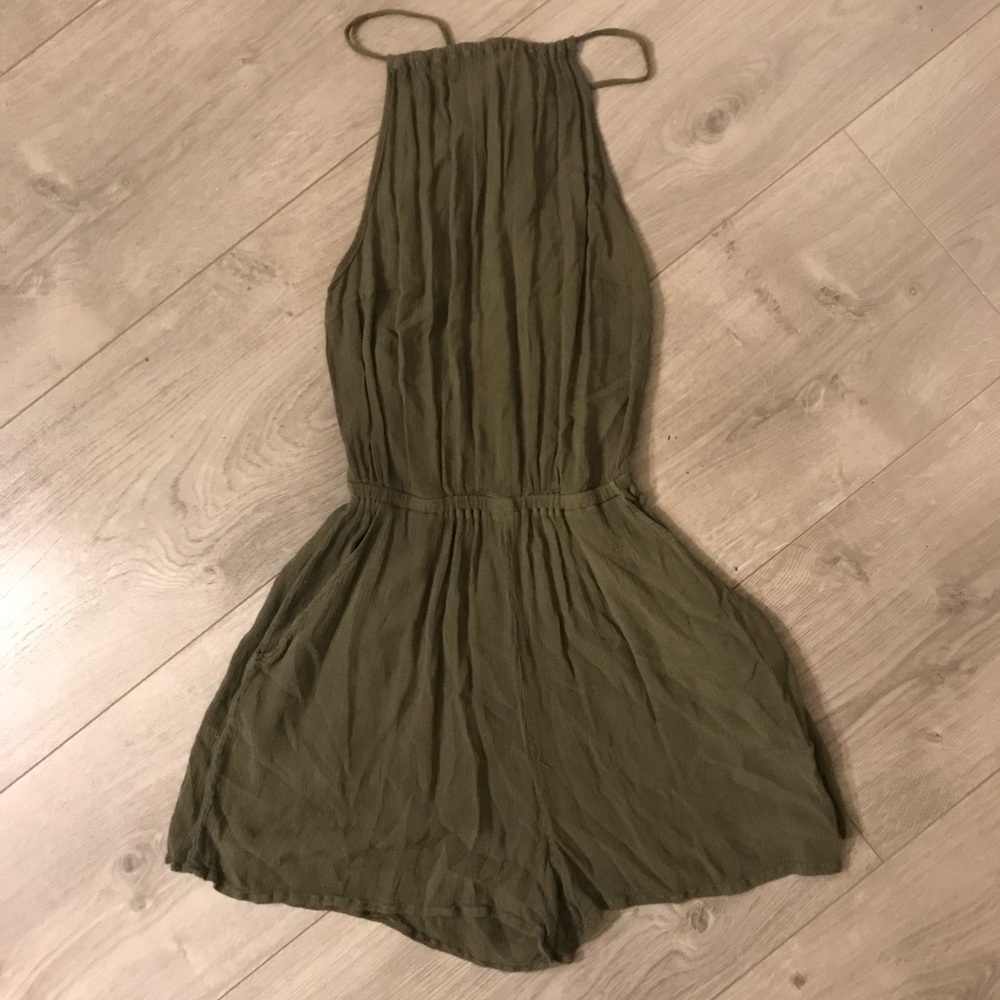 Olive Green Romper